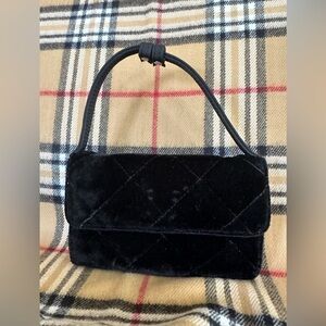 MY FLAT IN LONDON Jan Haedrich Black Quilted Micro Mini Bag